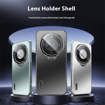 For Honor X40 5G  /  X9a 5G Case with Lens Frame Kickstand TPU + PC Dropproof Phone Cover