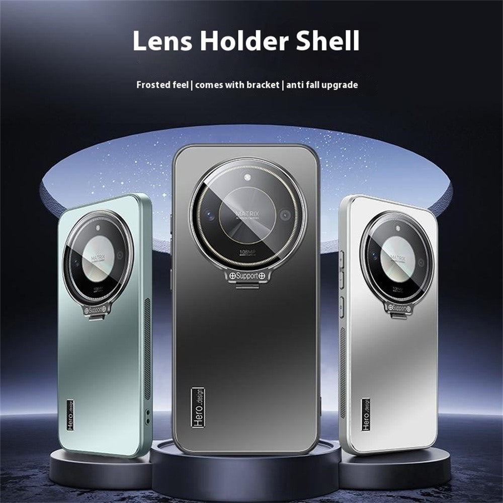 For Honor X40 5G  /  X9a 5G Case with Lens Frame Kickstand TPU + PC Dropproof Phone Cover