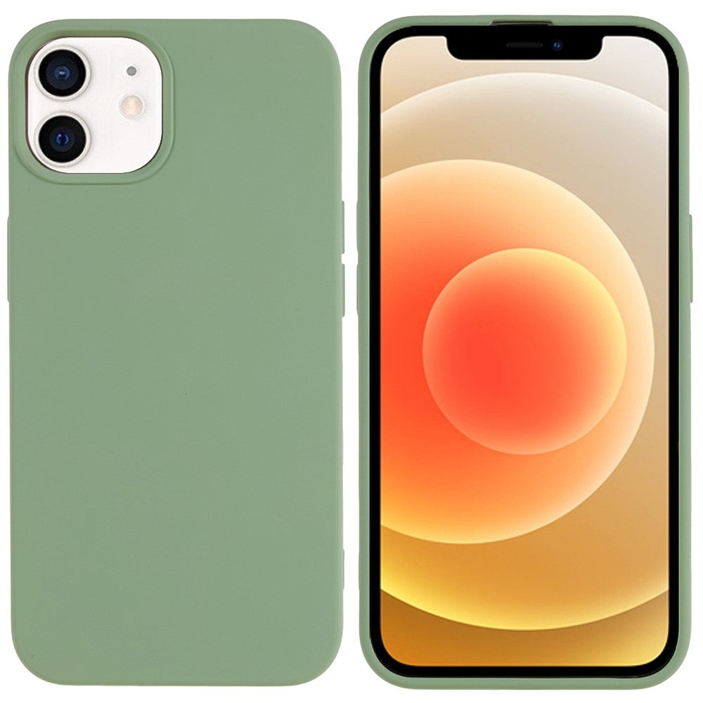 Til iPhone 12 mini 5,4 tommer ridsefast 2,0 mm blød TPU-skal, stødsikkert mobiltelefoncover