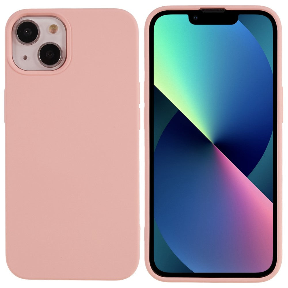 For iPhone 13 mini 5.4 inch Cell Phone Case 2.0mm Thickness Anti-drop Protection Flexible TPU Back Cover