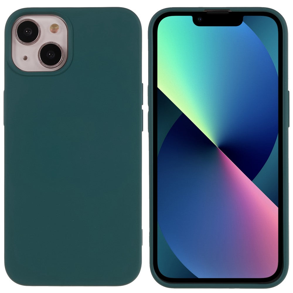 For iPhone 13 mini 5.4 inch Cell Phone Case 2.0mm Thickness Anti-drop Protection Flexible TPU Back Cover