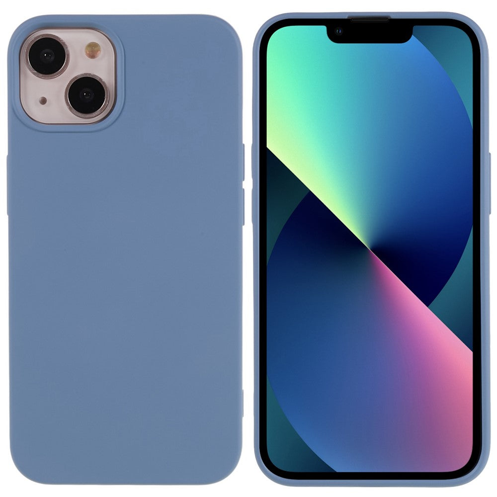 For iPhone 13 mini 5.4 inch Cell Phone Case 2.0mm Thickness Anti-drop Protection Flexible TPU Back Cover