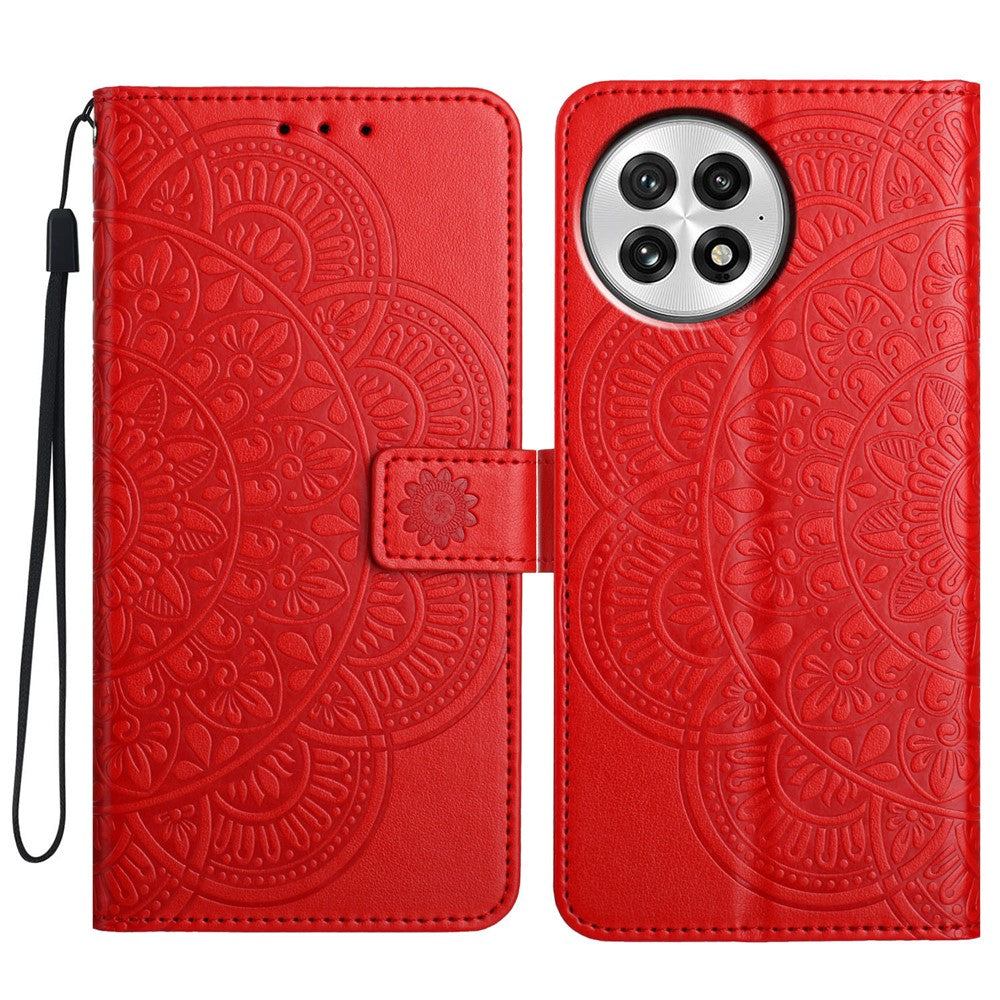 OnePlus 13 Plånboksfodral Läderflikfodral med Fjärilstryck och Rem