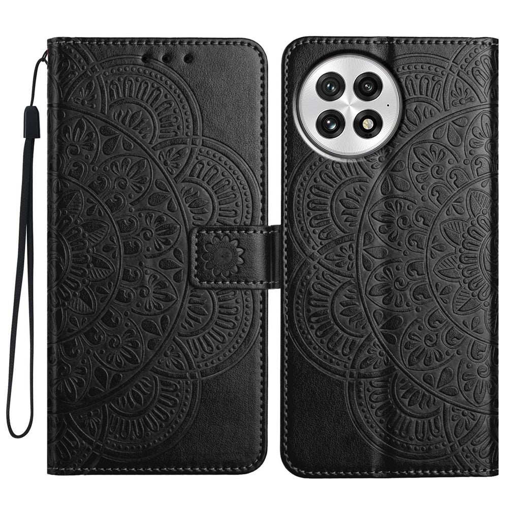 OnePlus 13 Plånboksfodral Läderflikfodral med Fjärilstryck och Rem