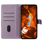 For Xiaomi Redmi Note 14 4G (163.25mm) Wallet Phone Case Butterfly Floral Imprint Leather Flip Cover with Strap