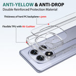For Xiaomi Redmi Note 14 Pro 4G Clear Phone Case TPU+Acrylic Shockproof Phone Back Cover