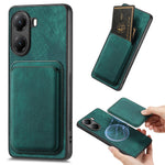 For Xiaomi Poco X7 Pro 5G Magnetic Case Leather Back Cover with Detachable Card Holder