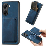 For Xiaomi Poco X7 Pro 5G Magnetic Case Leather Back Cover with Detachable Card Holder