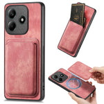 For Xiaomi Redmi Note 14 5G Magnetic Case Leather Back Cover with Detachable Card Holder