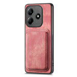 For Xiaomi Redmi Note 14 5G Magnetic Case Leather Back Cover with Detachable Card Holder