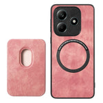 For Xiaomi Redmi Note 14 5G Magnetic Case Leather Back Cover with Detachable Card Holder