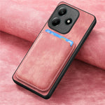 For Xiaomi Redmi Note 14 5G Magnetic Case Leather Back Cover with Detachable Card Holder