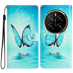 For Honor Magic7 5G Wallet Case PU Leather Pattern Printing Stand Phone Cover with Strap