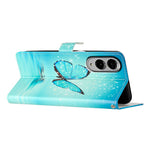 For Samsung Galaxy S25 Edge Wallet Case PU Leather Pattern Printing Stand Phone Cover with Strap