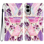 For Samsung Galaxy S25 Edge Wallet Case PU Leather Pattern Printing Stand Phone Cover with Strap