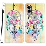 For Samsung Galaxy S25 Edge Wallet Case PU Leather Pattern Printing Stand Phone Cover with Strap