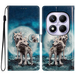 For Xiaomi Redmi Note 14 Pro 4G Wallet Case PU Leather Pattern Printing Stand Phone Cover with Strap