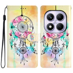 For Xiaomi Redmi Note 14 Pro 4G Wallet Case PU Leather Pattern Printing Stand Phone Cover with Strap