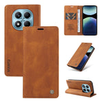 YIKATU For Xiaomi Redmi Note 14 Pro 4G Leather Cover  YK-004 Skin-Touch Wallet Phone Cases