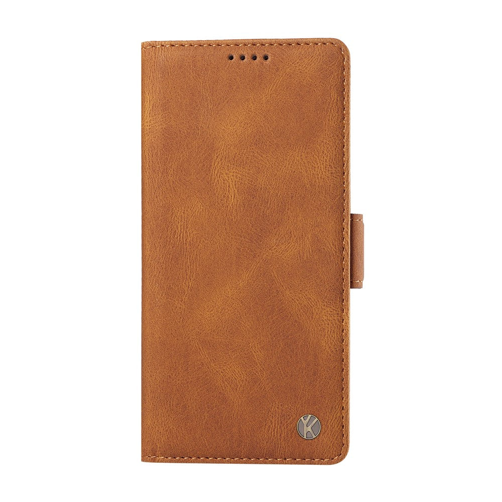 YIKATU For Xiaomi Redmi Note 14 Pro 4G Leather Cover  YK-004 Skin-Touch Wallet Phone Cases