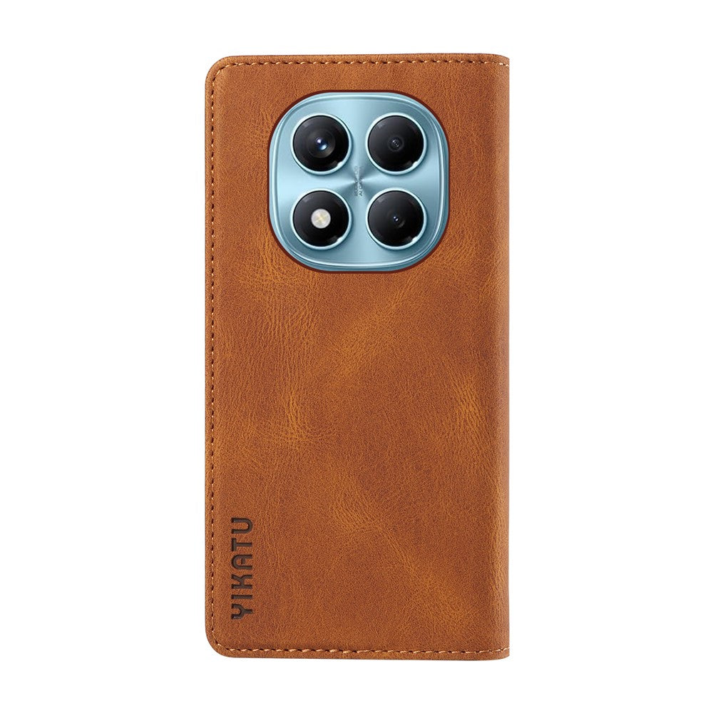 YIKATU For Xiaomi Redmi Note 14 Pro 4G Leather Cover  YK-004 Skin-Touch Wallet Phone Cases