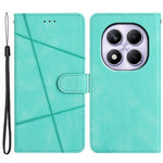 For Xiaomi Redmi Note 14 Pro 4G Wallet Case Line Imprinted Skin-Touch Leather Flip Phone Cover
