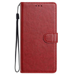 For Xiaomi Redmi Note 14 4G (163.25mm) Leather Case Wallet Stand Phone Cover with Handy Strap