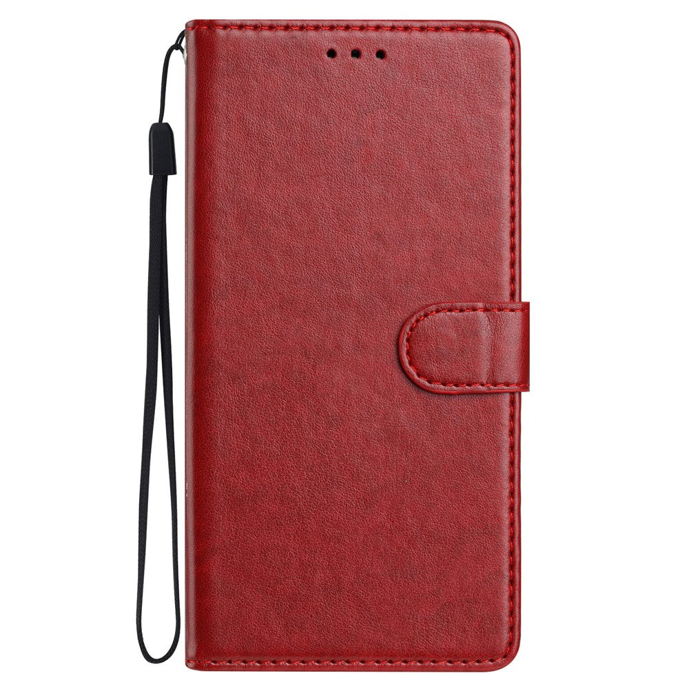 For Xiaomi Redmi Note 14 Pro 4G Leather Case Wallet Stand Phone Cover with Handy Strap