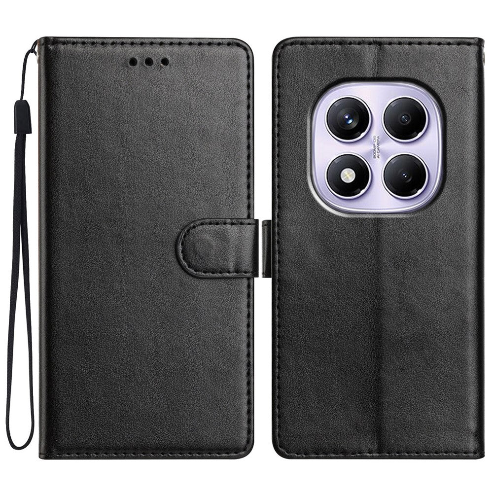 For Xiaomi Redmi Note 14 Pro 4G Leather Case Wallet Stand Phone Cover with Handy Strap