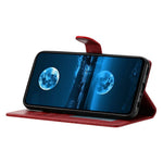 For Samsung Galaxy S25 Edge Leather Case Wallet Stand Phone Cover with Handy Strap