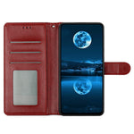 For Samsung Galaxy S25 Edge Leather Case Wallet Stand Phone Cover with Handy Strap