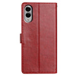 For Samsung Galaxy S25 Edge Leather Case Wallet Stand Phone Cover with Handy Strap