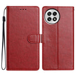 For OnePlus 13 Leather Case Wallet Stand Anti Drop Phone Cover with Handy Strap