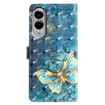 For Samsung Galaxy S25 Edge Case PU Leather Wallet Phone Cover 3D Pattern Printing