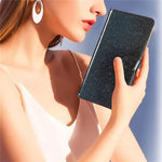 For Xiaomi Redmi Note 14 4G (163.25mm) Wallet Case Glitter Anti-Scratch Leather Phone Cover Stand