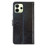 For Xiaomi Redmi Note 14 4G (163.25mm) Wallet Case Glitter Anti-Scratch Leather Phone Cover Stand