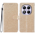For Xiaomi Redmi Note 14 Pro 4G Wallet Case Glitter Anti-Scratch Leather Phone Cover Stand