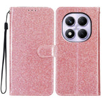 For Xiaomi Redmi Note 14 Pro 4G Wallet Case Glitter Anti-Scratch Leather Phone Cover Stand