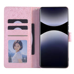 For Xiaomi Redmi Note 14 Pro 5G / Poco X7 5G Case RFID Blocking Flower Leather Phone Cover
