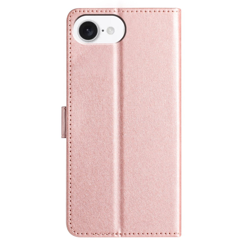 For iPhone 17th / 16th Wallet Case Leather Folio Phone Cover Magnetic Clasp