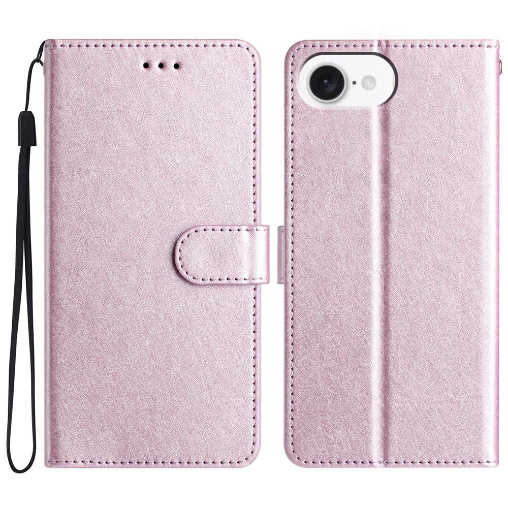 For iPhone 17th / 16th Wallet Case Leather Folio Phone Cover Magnetic Clasp