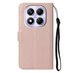 Xiaomi Redmi Note 14 Pro 4G-cover i PU-læder, foldbart mobil-etui, pung og kortholder