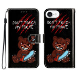 Til iPhone 17e / 16e Pung Etui med Trykt Mønster Design Læder Telefoncover