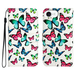 Til iPhone 17e / 16e Pung Etui med Trykt Mønster Design Læder Telefoncover