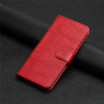 For iPhone 17th / 16th Case Line Imprinted PU Leather Wallet Phone Cover