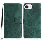 For iPhone 17th / 16th Case Butterfly Design Flip Wallet Leather Phone Cover Skin-Touch