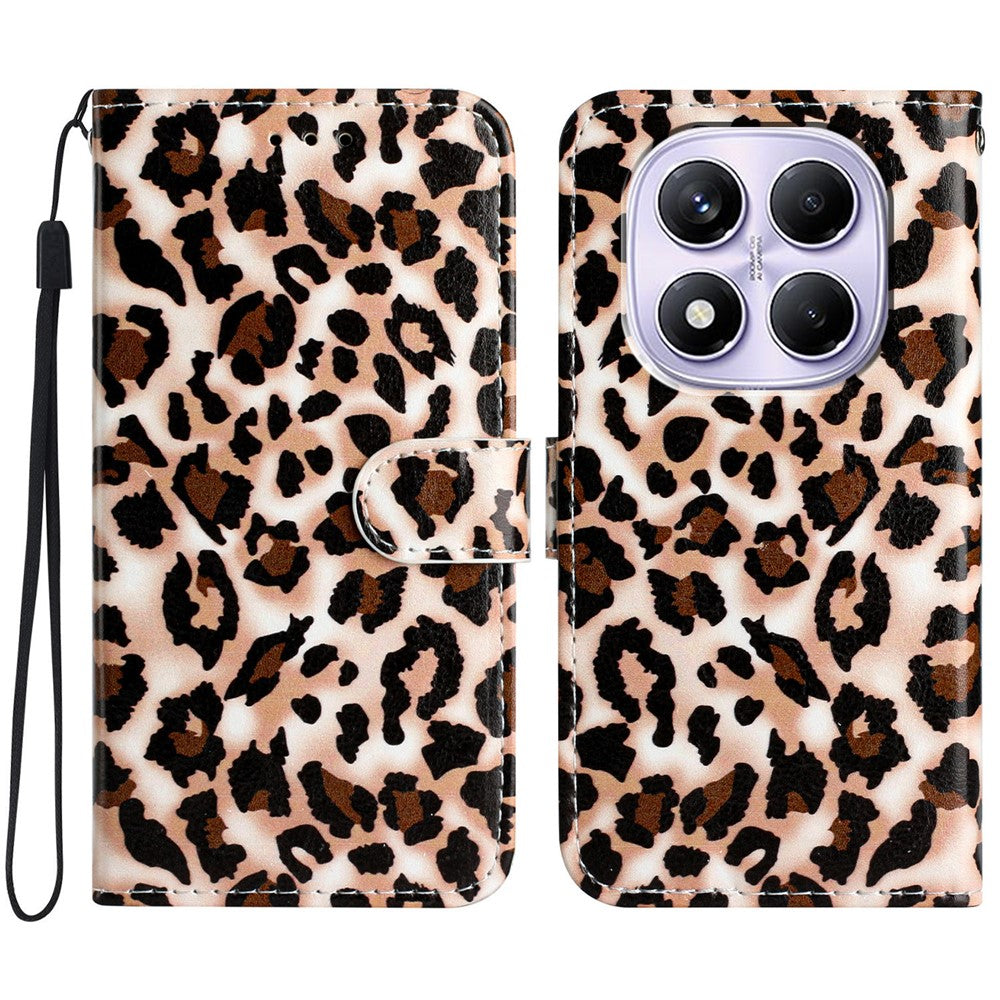 For Xiaomi Redmi Note 14 Pro 4G Wallet Case Printed Pattern Design Leather Phone Cover
