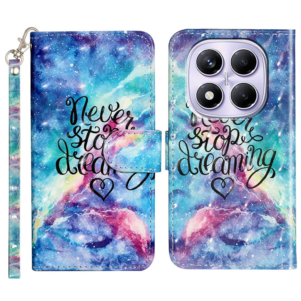 For Xiaomi Redmi Note 14 Pro 4G Wallet Case Pattern Printed Phone Leather Phone Cover