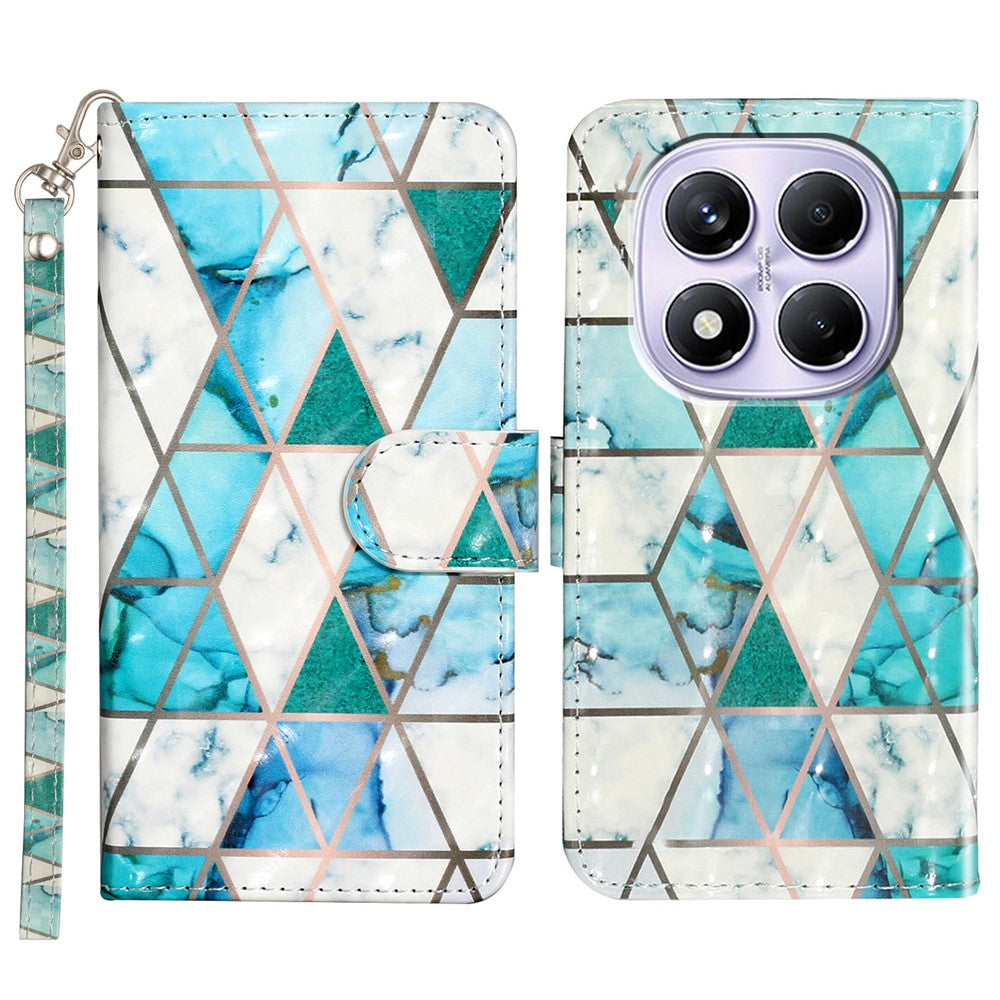 For Xiaomi Redmi Note 14 Pro 4G Wallet Case Pattern Printed Phone Leather Phone Cover