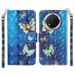 Wallet Case for Honor X9c 5G / Magic7 Lite 5G / X60 Pro 5G 3D Pattern Printed Phone Leather Phone Cover